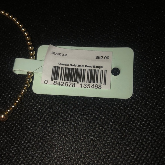 NWT Authentic Enewton Classic Gold 3mm Bead Bangle - Picture 4 of 4